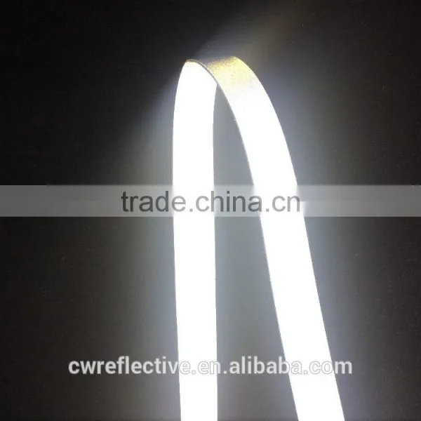 Custom 1.5cm Silver Double Sided Reflective Elastic Tape for Infant Clothing photo-2