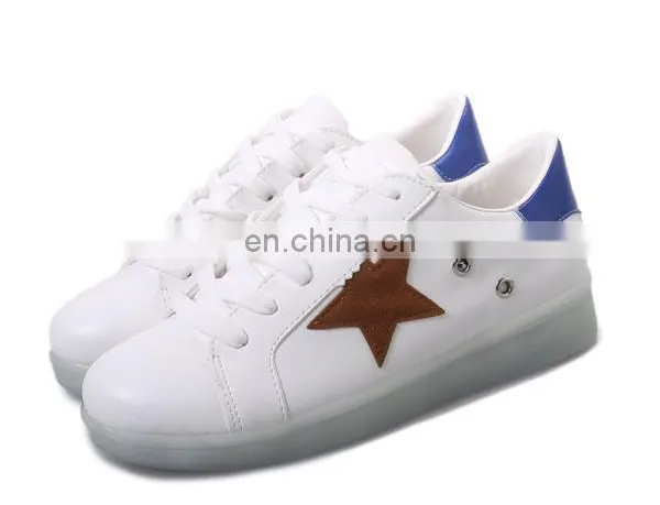 Unisex Flat Sports Luminous Dancing Night Running Couple Sneakers LED Light Shoes photo-4