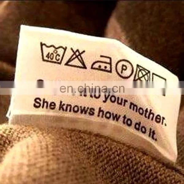 Custom Printed Clothes Label Satin Label photo-4