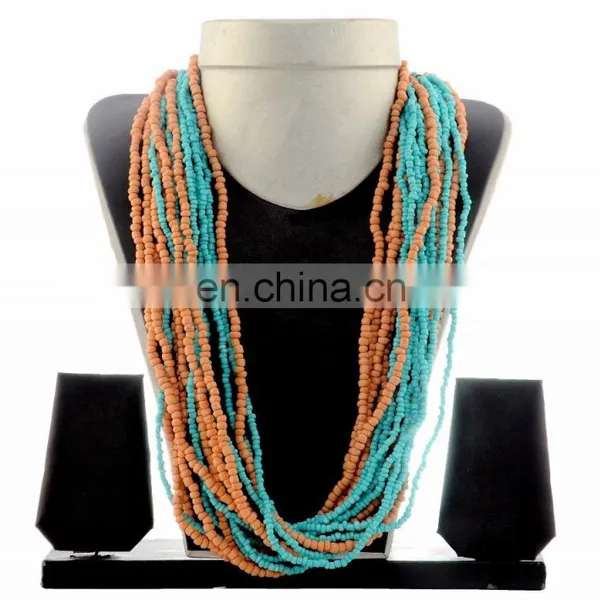 Vinatge Pearl Neckalce- Indian Fashion Jewelry-Belly Dance Jewelry photo-4