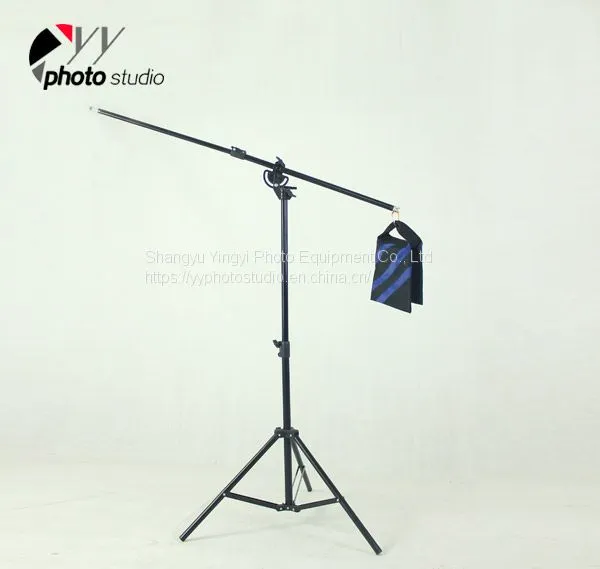 Heavy Duty 2-in-1 Rotatable Studio Boom Stand / Light Stand 12lb Load With Sandbag photo-4