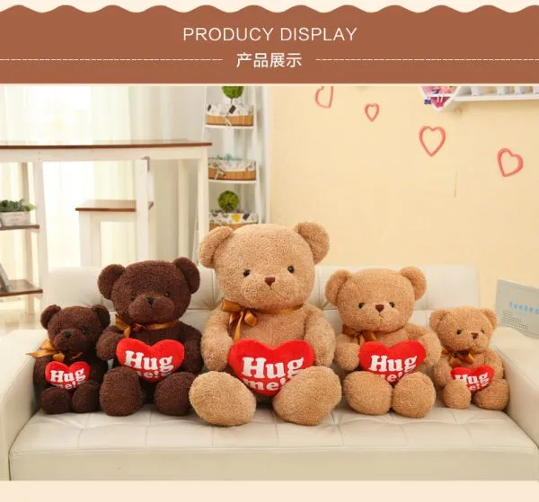 Wholesale Pink Blue Gray Teddy Bear Plush Toy Stuffed Llama Toy photo-3