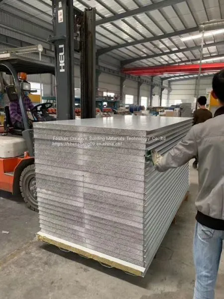 Color Steel Insulated Silicon Rock Sandwich Panel for Roof and Wall photo-2