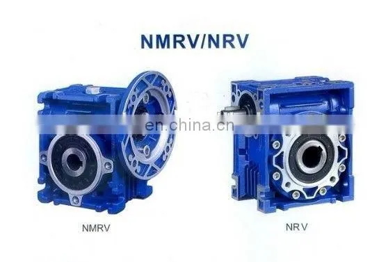 Aluminium RV Worm Speed Reducer Gearbox Geared Motor photo-3
