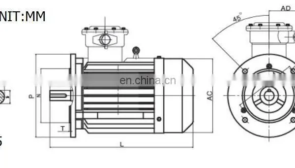 YB3-112M-2 Electric Explosion-proof Motor 3phase 50/60Hz photo-7