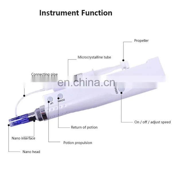 Handheld Auto Injection Gun Infuse Skin Whitening Injection Gun With 9/12/36/Nano/3D/5D Needle for Home Use photo-4