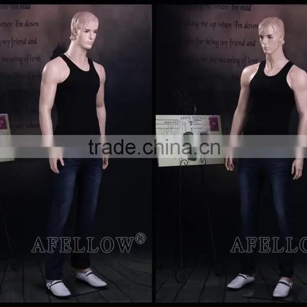 Stnad Realist Muscle Men Mannequin Cheap Fiberglass Dummy WEN7 photo-3