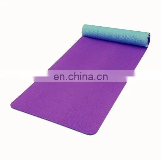 Eco Friendly TPE 6mm Thick Durable Non-slip Pad Yoga Pilates Mat Wholesale Yoga Mat photo-3