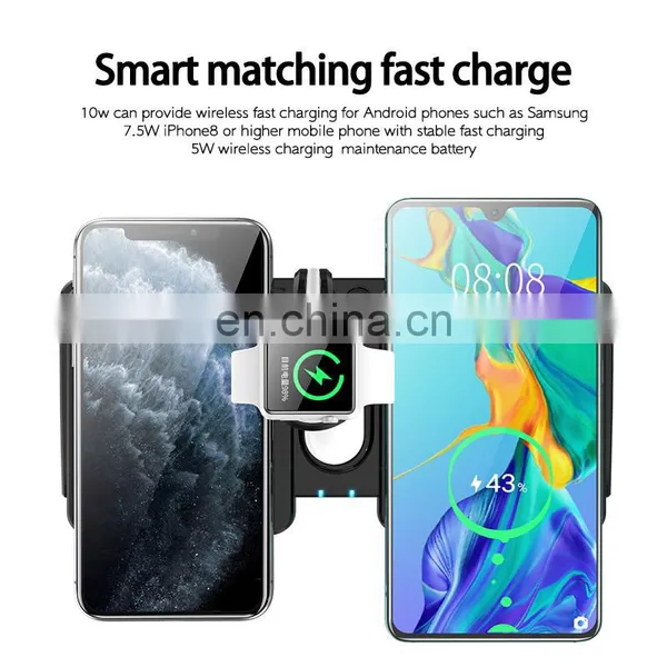 4 In 1 Charger New Product For 2020 New Product Mobile Phonesfor Iphone 8 Plus Phone Charger Wireless photo-3
