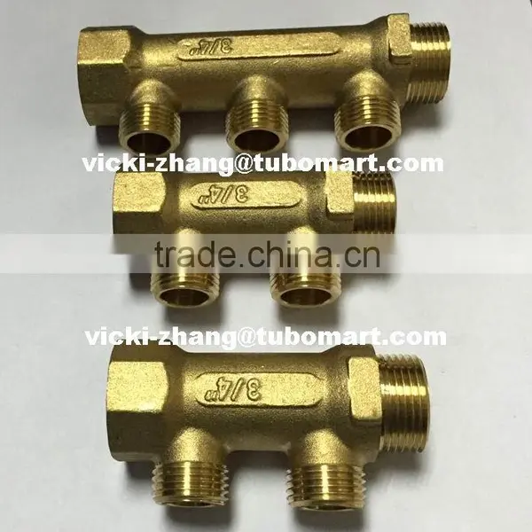 Forged Brass Pex Manifolds, Underfoor Heating Manifolds Factory for Wholesaler photo-4