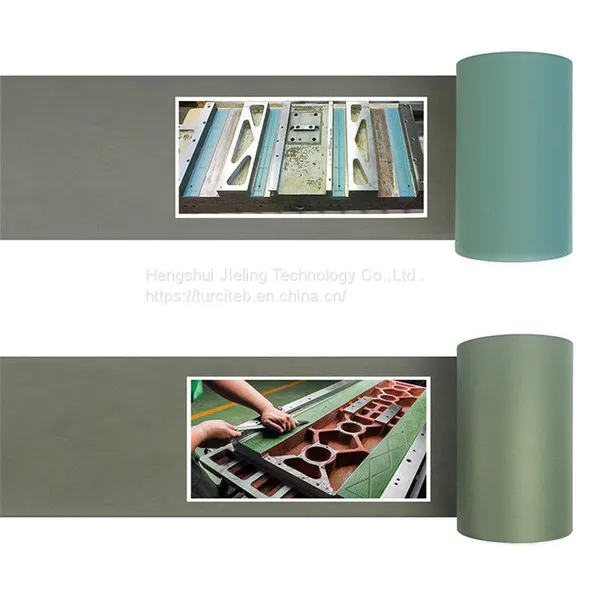 1/8 Inch Blue Soft Turcite B Used Thickness 1mm 1.2mm 1.5mm 2.0mm 2.5mmSlydwa Green Blue Color Turcit B CNC Machine Tool Rails Soft PTFE photo-3