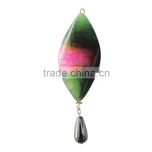 Wholesale Gemstone Beads Agate Pendant Natural Agate Gemstone Necklace Pendant