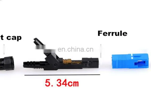 Fast Connector Free Sample FTTH Fiber Optic Sc APC UPC Fast Fiber Quick Connector photo-2