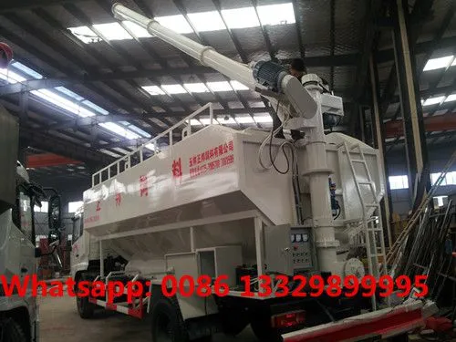 High Quality DONGFENG TIANJIN 10T-12T Animal Feed Pellet Transported Vehicle for Sale photo-2