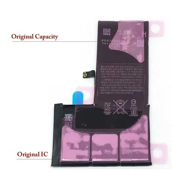 2716mAh Cell Phone Batteries Prices For IPhone X Li-ion Replacement Batteries photo-4