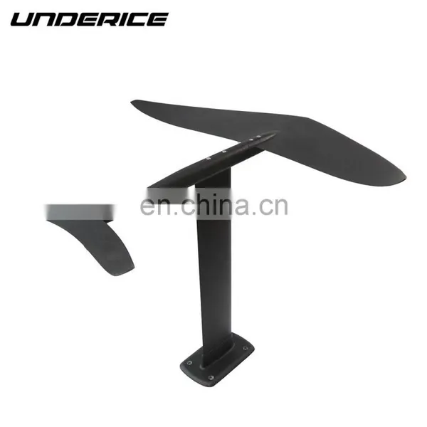 Aluminum Mast Full Carbon Fiber Wing SUP Hydrofoil for Stand Up Board Surfing With Plate Mount,Carbon Foil photo-3