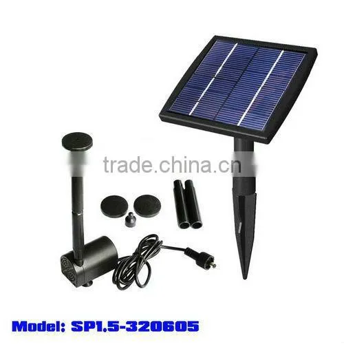 High Quality Super Pond DC Brushless Solar Fountain Pump for Water Garden