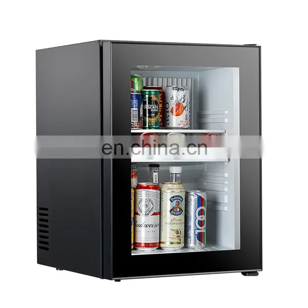 China Decorative Hotel Beauty Energy Saving 12v India Cold Storage Glass Small Single Door Fridge Mini Refrigerator Low Price photo-3