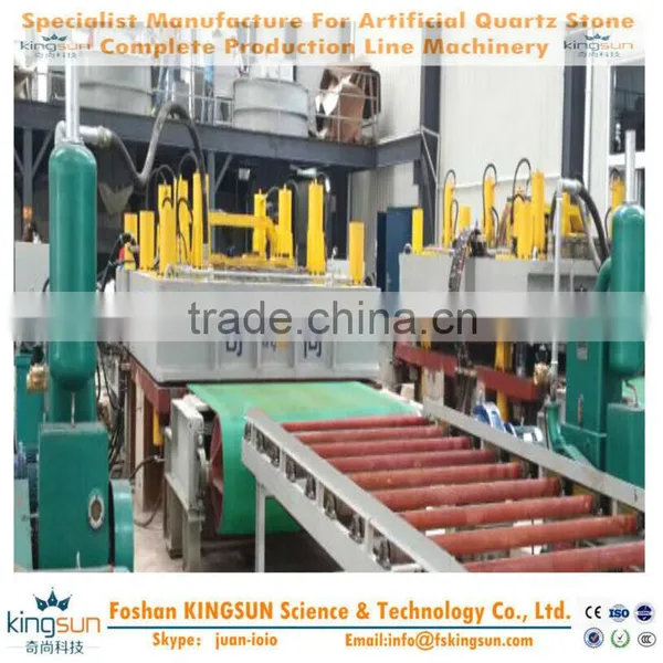 KINGSUN Best Selling Machines Used for Man-made Quartz Stone/600 M2/ 8 Hours Machines Engineered Quartz Stone Slab