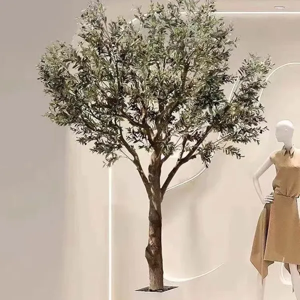 Large Artificial Olive Trees Artificial Decor Simulation Plant Fake Olive Trees for Landscape Project