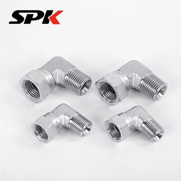 British Standard (BSP) Threaded Male & Female Union Elbow, Hydraulic Oil Tube Transition Universal Union Joint, 2B9 Stainless Steel Fitting photo-4