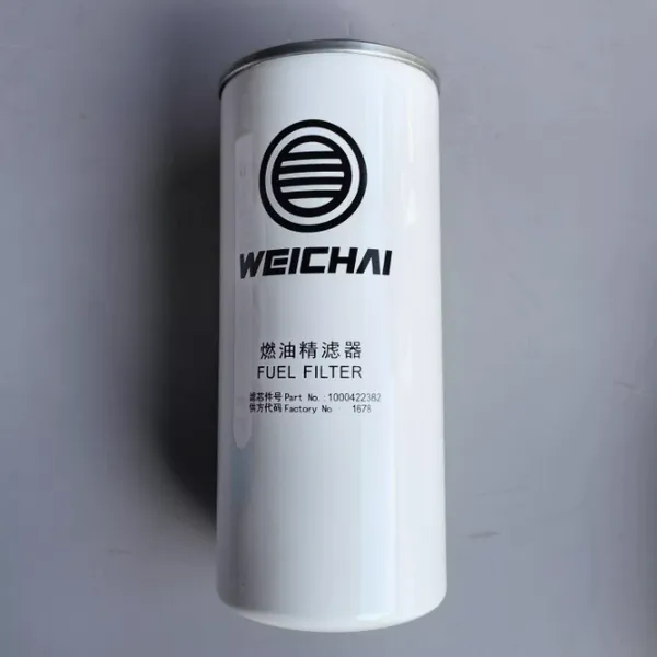 Weichai High-Efficiency Diesel Filter Element 1000422382/1000422384 Fuel Filter for Construction Machinery Parts photo-4