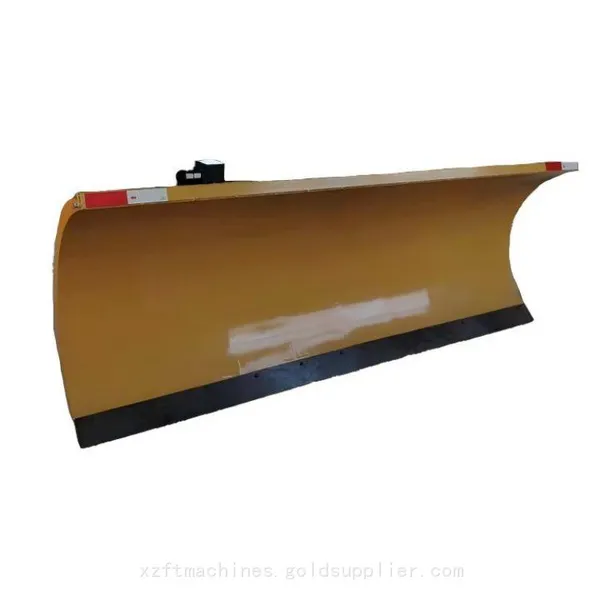 Heavy-Duty Large-Width Snow Blade for Truck, Heavy Truck Mounted Snow Plow with Adjustable Angle and Reinforced Support Bracket