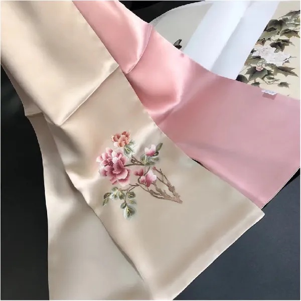 Embroidered Long Scarf photo-5