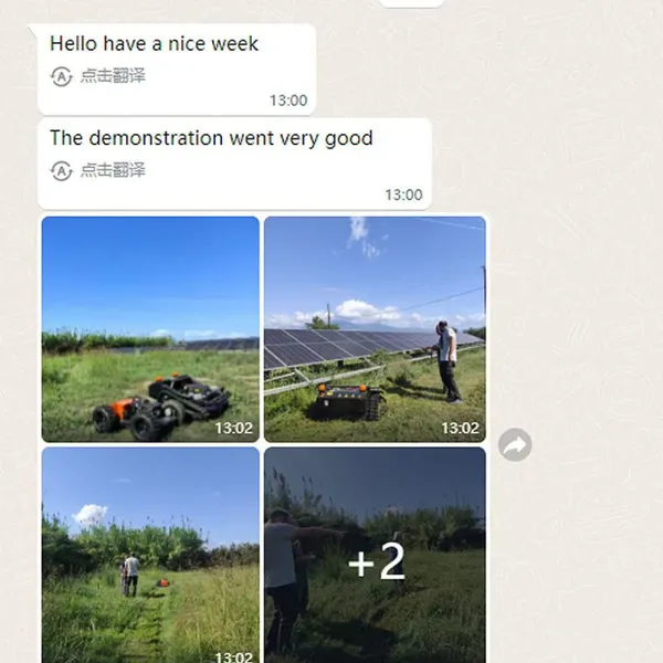 VTW550-90 Remote Control Grass Cutting Machine Self-Charging System Adjustable Cutting Height Outdoor Lawn Equipment photo-4