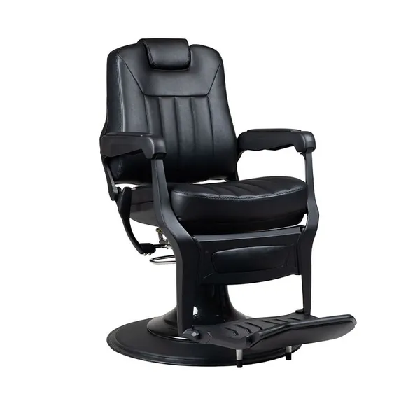 Antique Luxury Barber Chairs Brown Vintage Leather Barber Chair Luxury Man Barber Chairs photo-3