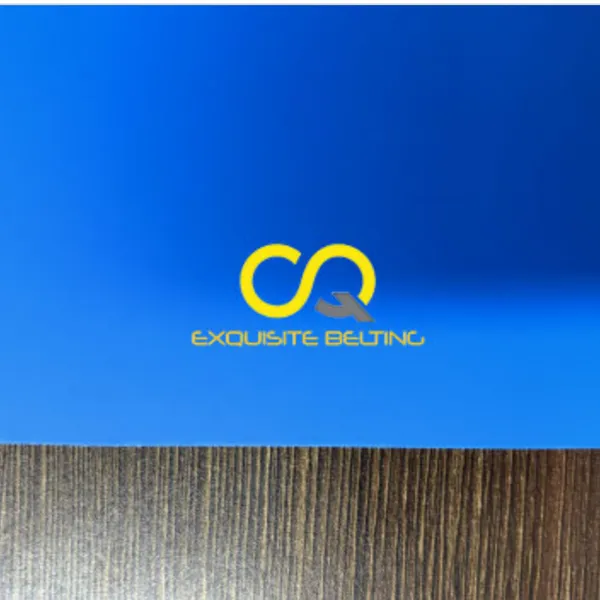 FDA 0.8mm Blue PU Conveyor Belt for Seafood