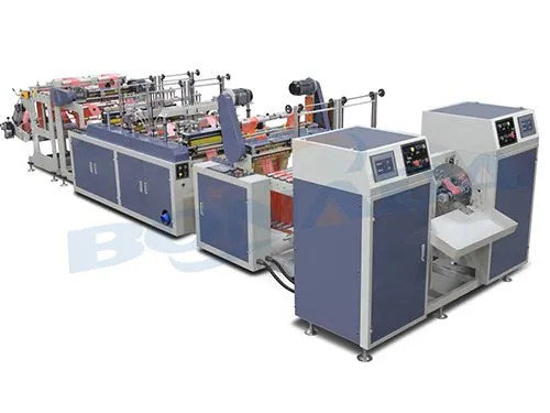 BND-400*2 Rolling Flat Bag Making Machine(300pcs/min*2 Lanes)