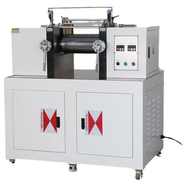 Efficient Liquid Cooling Two Roll Mixer Mill for Laboratory Rubber Crusher and Plastic Mixing photo-5