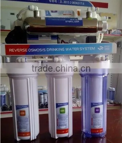 6 Stage Home Pure Water Filter Drinking Water Treatment Plant With 3.2G Plastic Tank & Goose-Neck Drinking Faucet photo-3