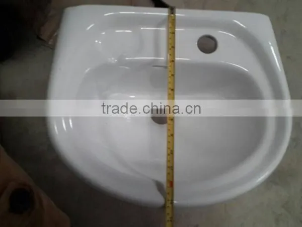 China Supplier Small Wall Hung Bathroom Face Basin photo-3