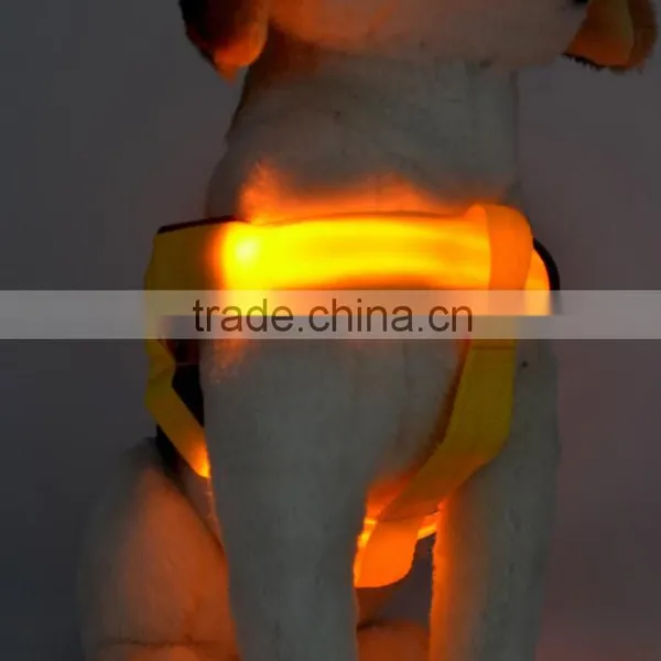 Teddy Supplies LED Luminescent Pet Leash Dog Collar Chest Harnesses photo-4
