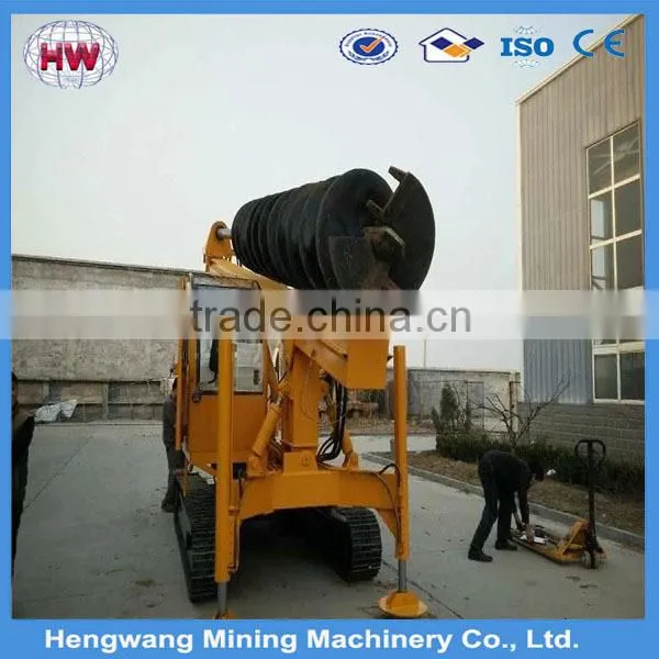 HW Produce Crawler-type Long Spiral Photovoltaic Pile Driver for Sale photo-5