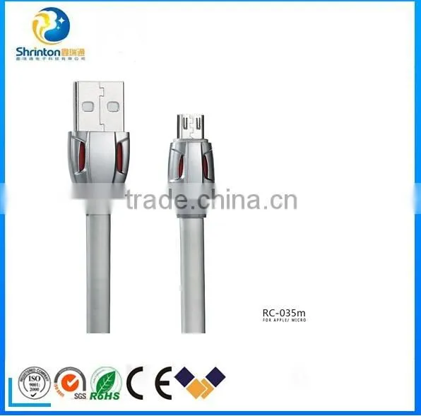 REMAX High Quality Laser Snake Micro USB Charger Data Sync Cable For IPhone 6 Samsung Micro photo-6