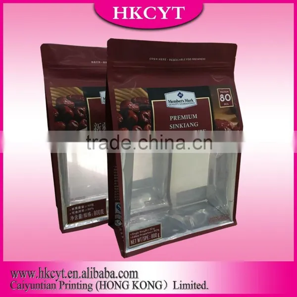 Stand up Jujube Plastic Packaging Bag With Clear Window photo-3