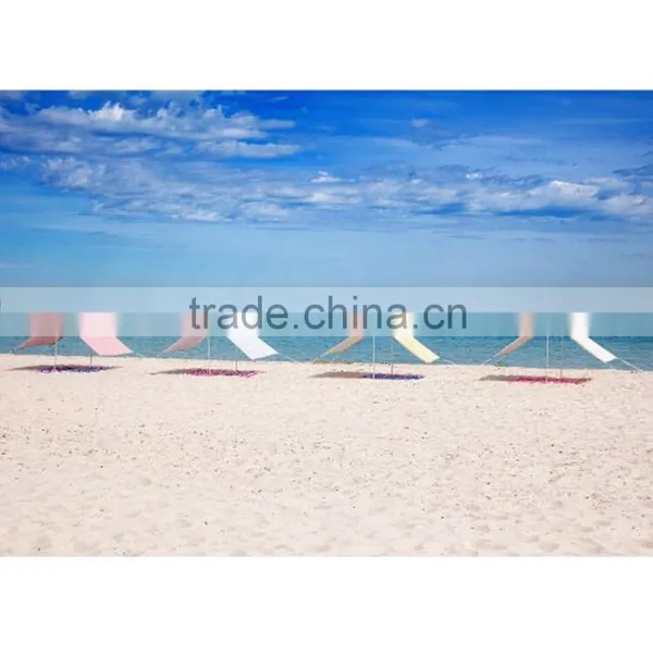 New Product Anti-UV uv 50 Beach Sunshades Portable Folding Beach Sun Shelter photo-3