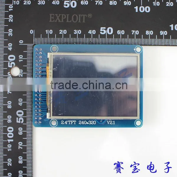 2.4 Inch TFT LCD Screen With Touch Screen Module Support SD Card STM 51 Microcontroller photo-2