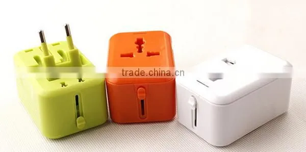 (110126) Universal Travel Adapter With Usb Charger,promotional Adapter,usb Travel Adapter photo-5