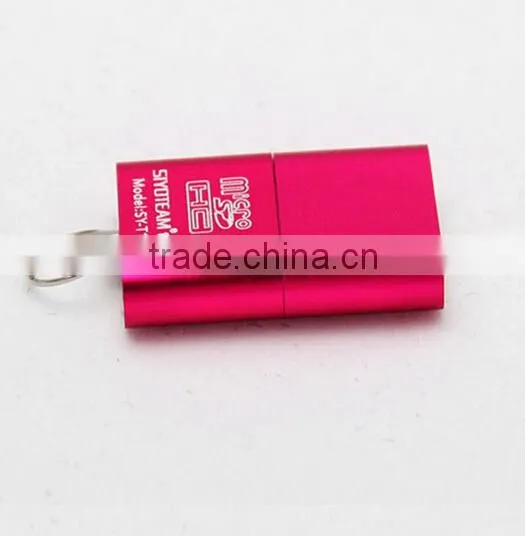 High Speed Mini Smart USB 2.0 Card Reader SD TF T-Flash Memory Card Reader Adapter photo-3
