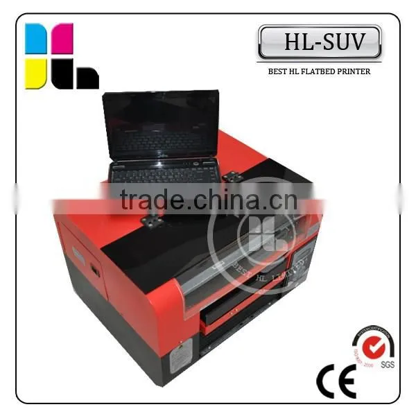 China Made High Resolution Led UV Flatbed Printer With White Ink&Varnish