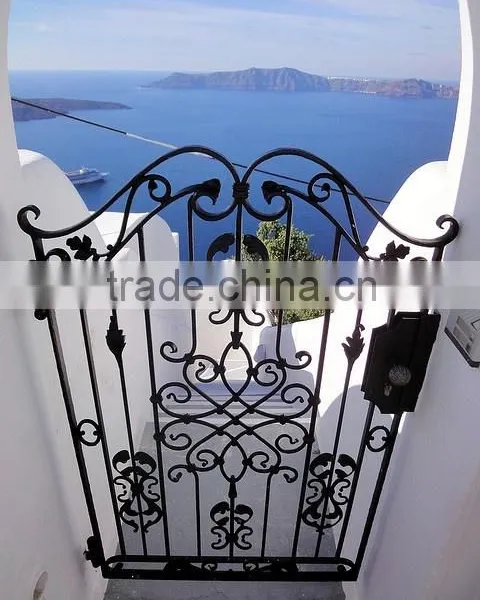 Wrought Iron Exterior Door,double Entry Door,single Entry Door,iron Gate,security Gate, photo-4