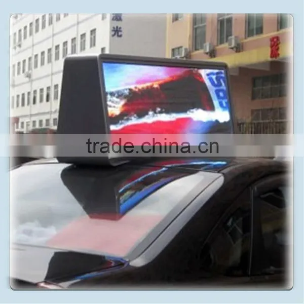 Led Lighted Sign Taxi 3G Full Fix Amber Led Message Sign Display Screen photo-2