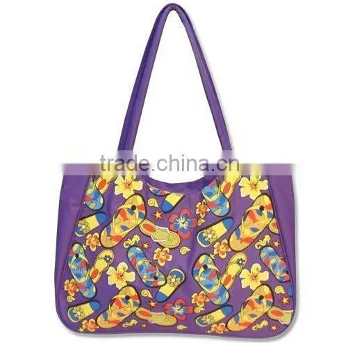 2015 Best Sell Customized Striped Beach Bag photo-6