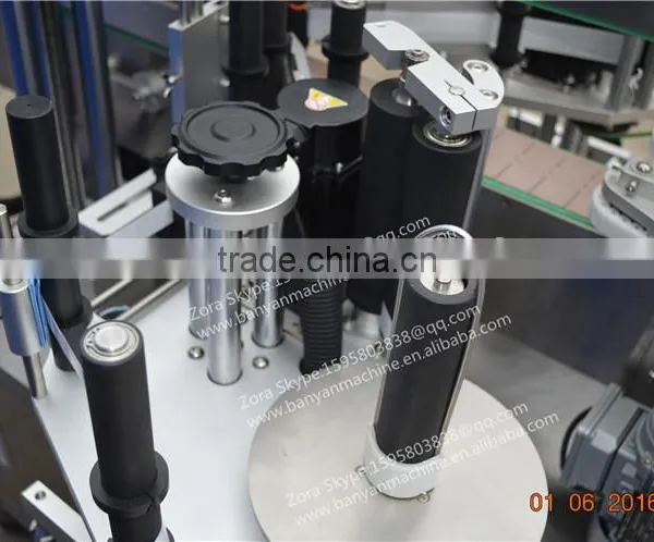 Servo Motor Automatic Two Side Sticker Paper Bottle Labeling Machinery China Shanghai photo-4