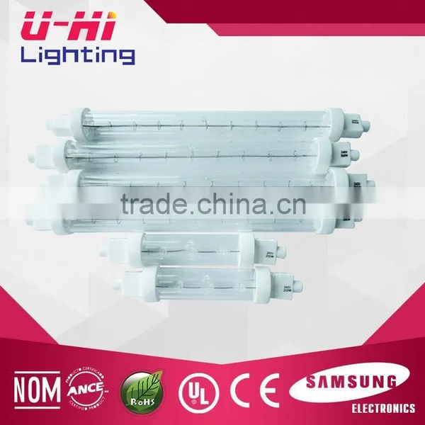Clear Infrared Quartz Halogen Tubular Heating Lamp photo-3