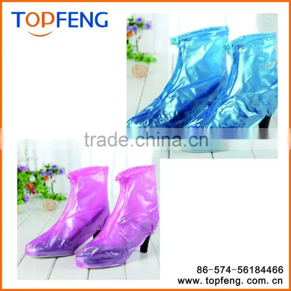 Fashion Waterproof High Heel Shoes Cover Rain Snow Reusable Protective Shoes Covers for Women High Heel photo-2